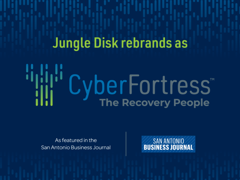 Jungle Disk becomes CyberFortress: The Recovery People