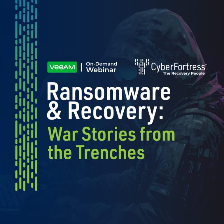 Ransomware & Recovery: War Stories from The Trenches