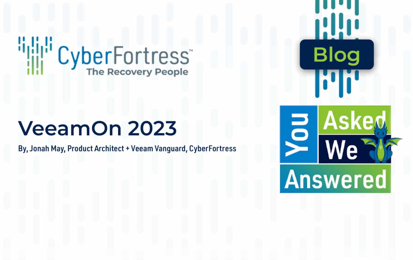 CyberFortress VeeamOn 2023 event blog banner