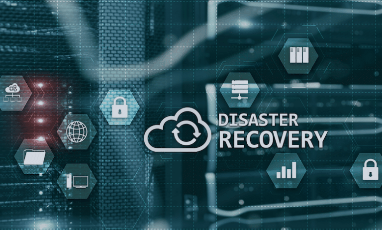 disaster recovery holographic logos