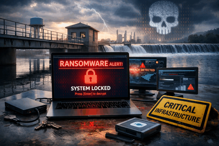 ransomware attack on critical water infrastructure