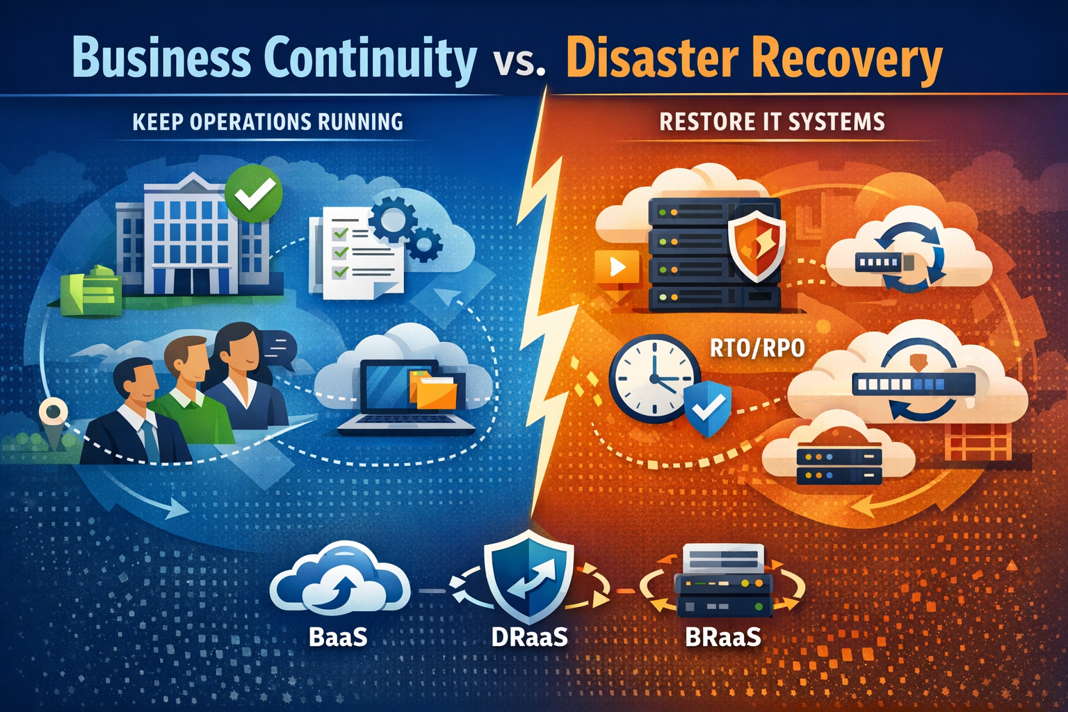 business continutiy vs disaster recovery