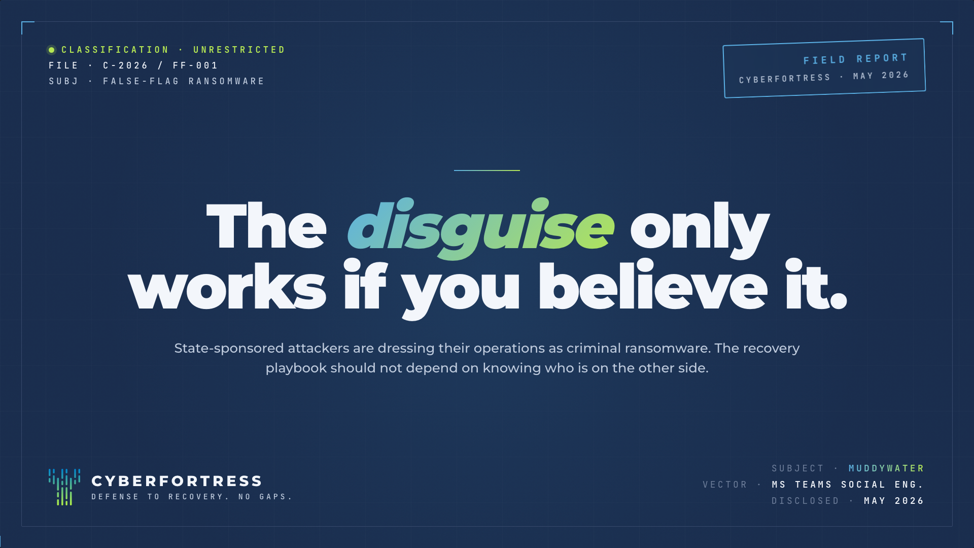 cyberfortress blog featured false flag ransomware final