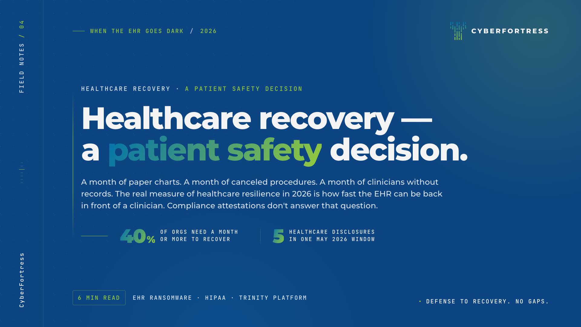 healthcare recovery