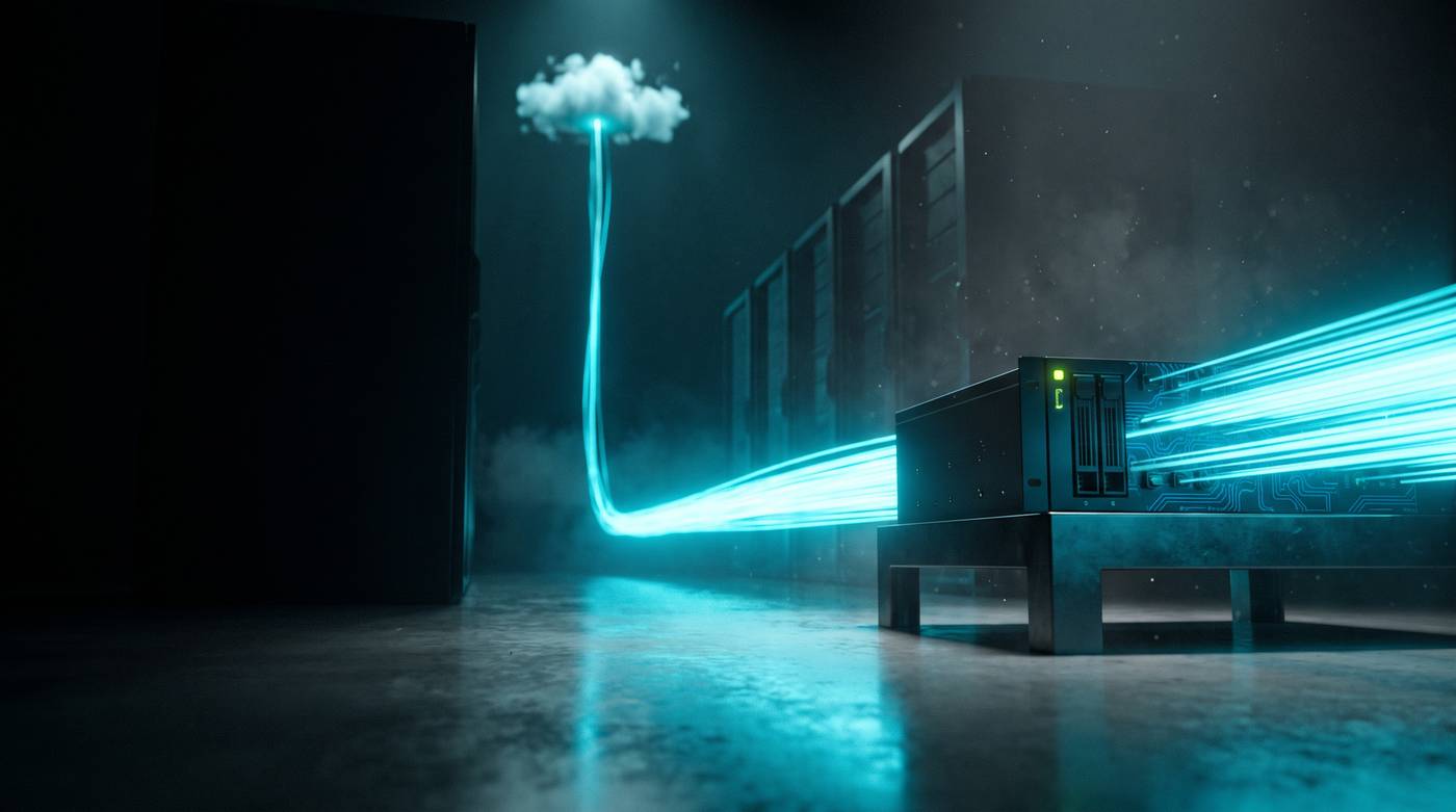 Turbo Recovery Appliance caching backups locally