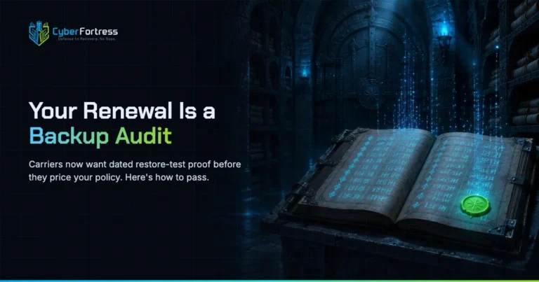 Your Renewal Questionnaire Is a Backup Audit. Here’s How to Pass It.