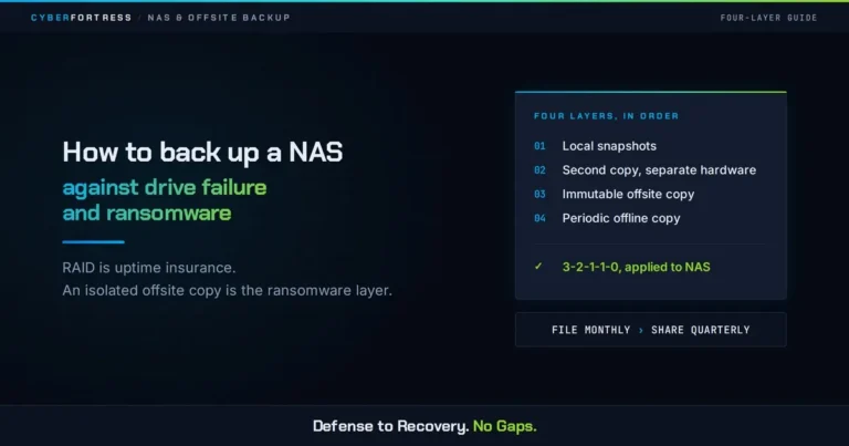 How to Back Up a NAS Against Drive Failure and Ransomware