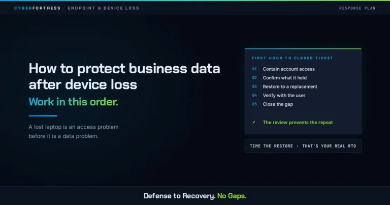 How to Protect Business Data After Device Loss