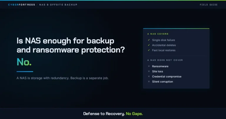 Is NAS Enough for Backup and Ransomware Protection?