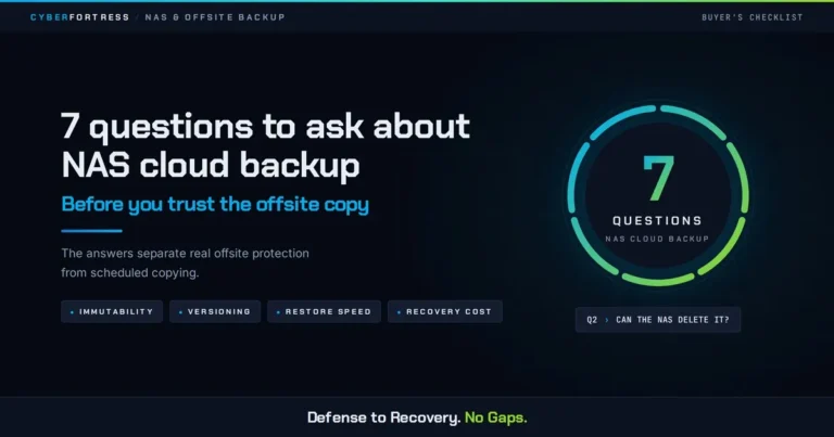 7 Questions to Ask About NAS Cloud Backup in 2026