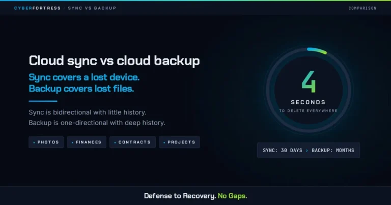 Cloud Sync vs Cloud Backup for File Protection
