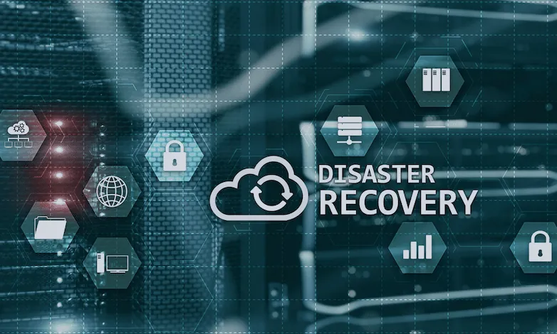 disaster recovery holographic logos